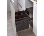 Wesco Bio Single 30DT built-in waste bin 26 liters  Poubelle sous evier,  Poubelle cuisine design, Poubelle encastrable