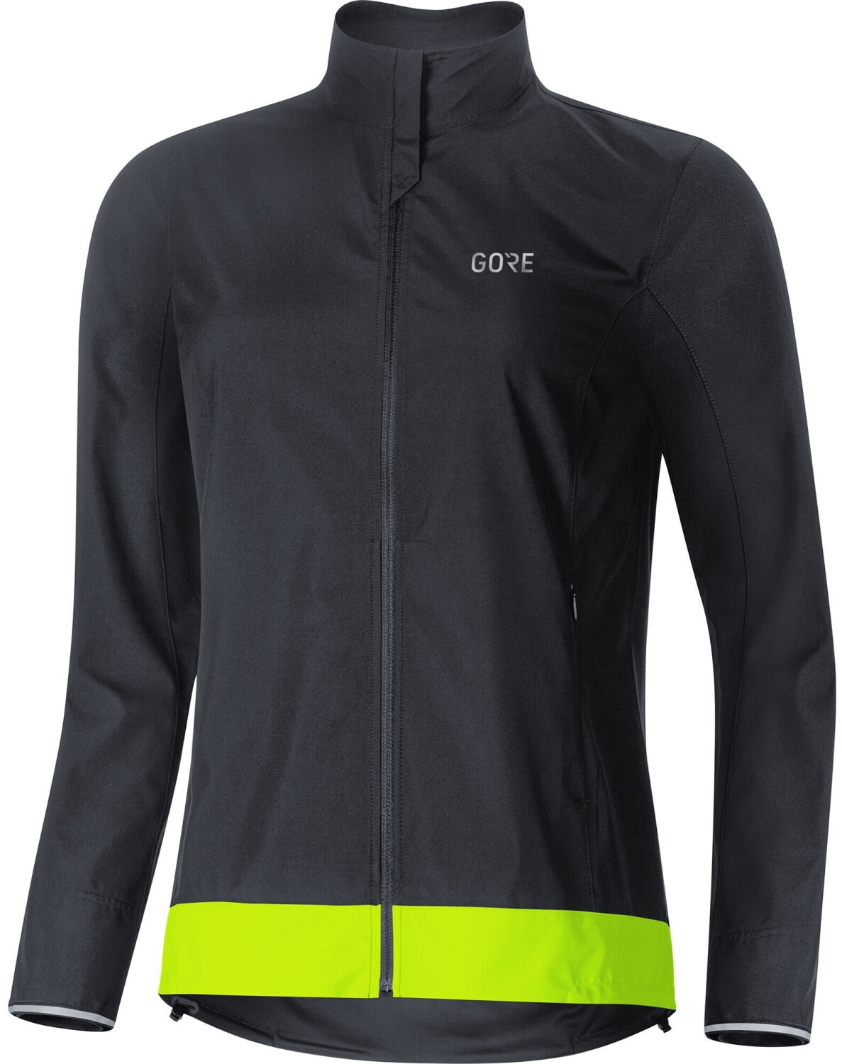 Gore C3 Windstopper Classic Jacket Women Black/Fluo-Yellow
