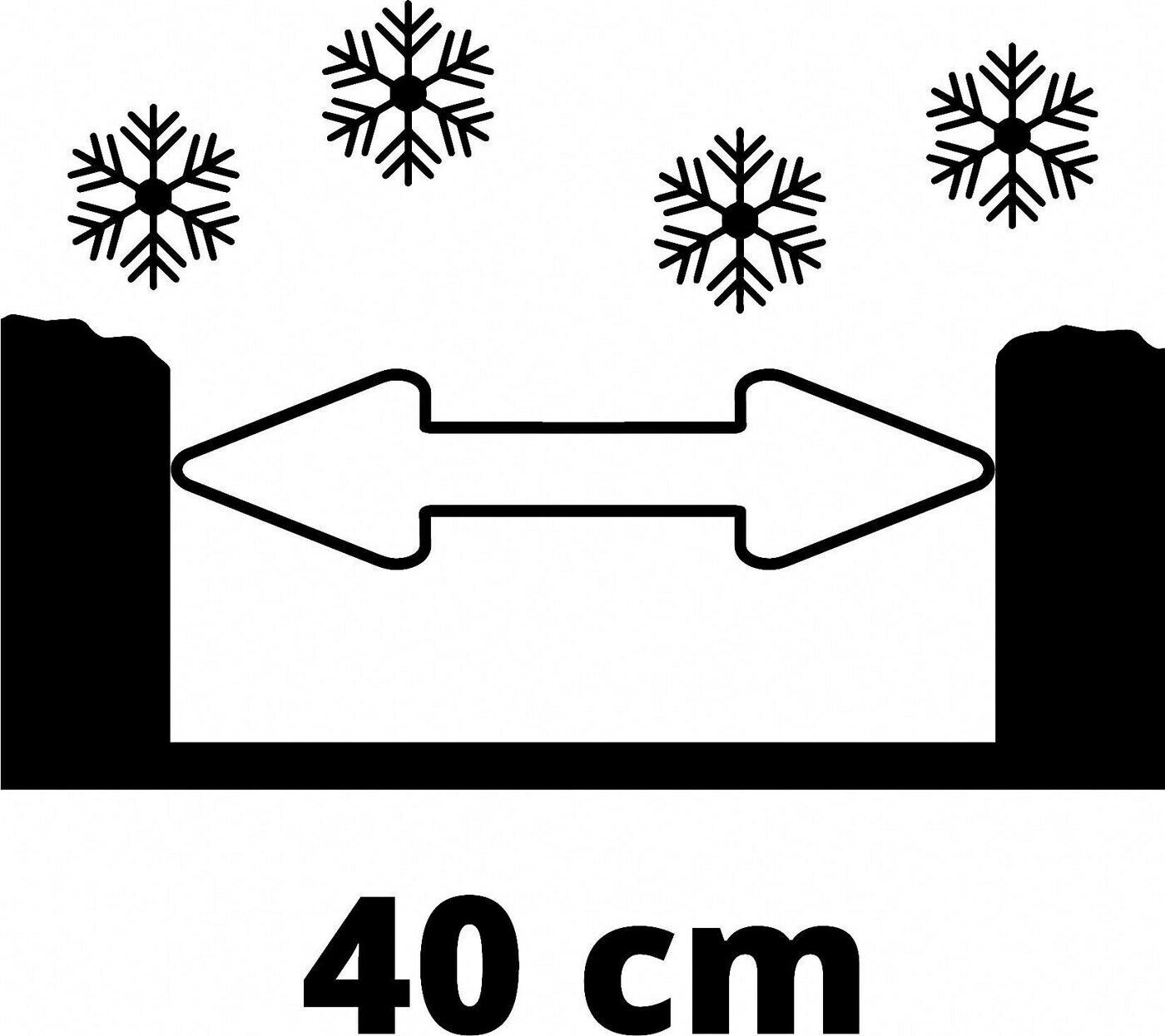 Fraise à neige sans fil GE-ST 36/40 Li E-Solo