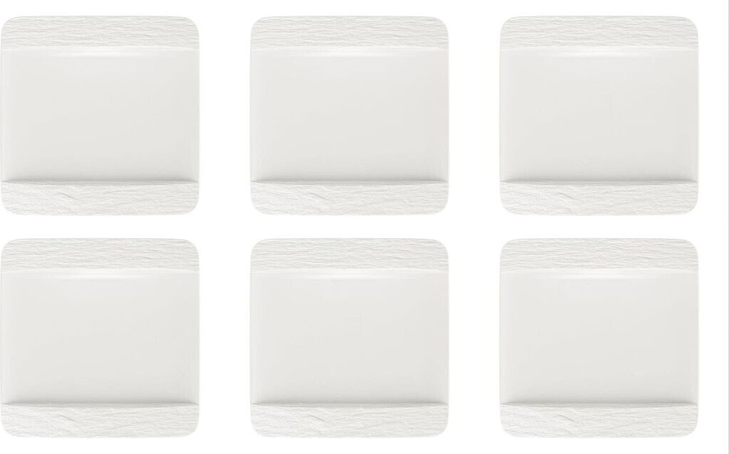 Villeroy & Boch Assiette Manufacture Rock Blanc 28 cm (x6)