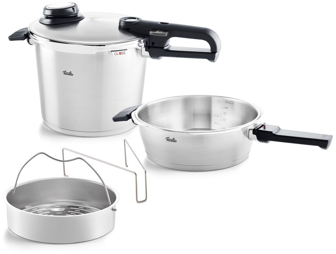Fissler Vitavit Premium Hob Pressure Cooker Duo Set (622-412-12-070/0)