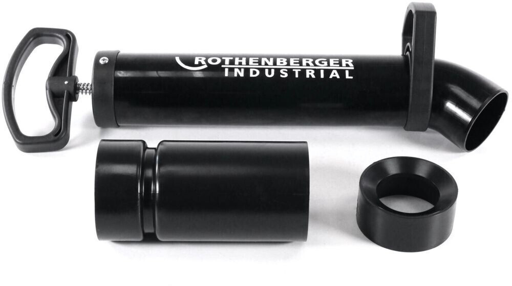ROTHENBERGER Industrial Pressluft Rohrreiniger inkl. 4 Gummiadapter, 4 bar