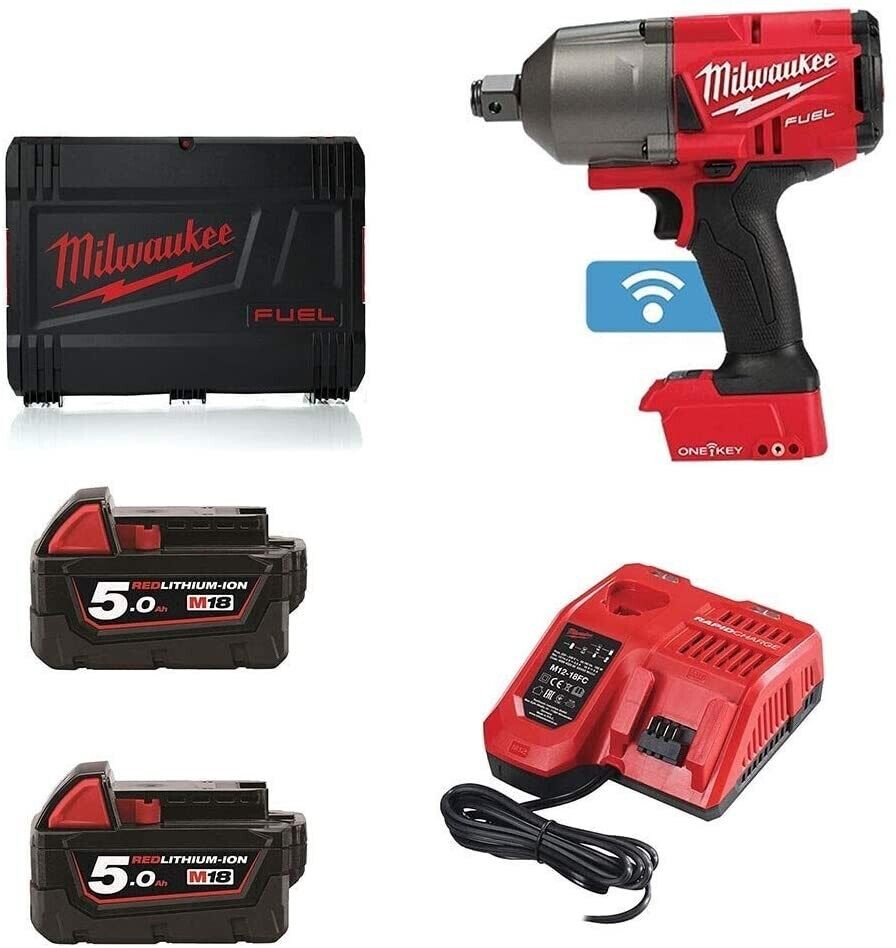 Milwaukee M18 ONEFHIWF34-502X (2x Battery 5,0Ah + Charger in HD-Box)