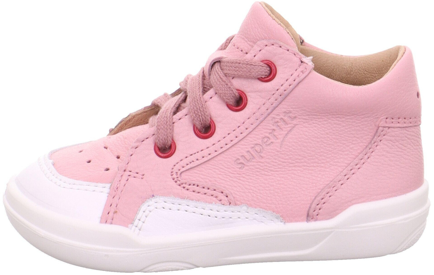 Zapatillas | Niños | Ssuperfit Superfree - Zapatillas De Verde Claro Blanco Alto Sujetador De Velcro