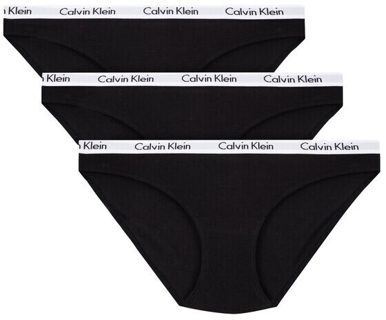 Calvin Klein 3-Pack Carousel Briefs (000QD3588E) black