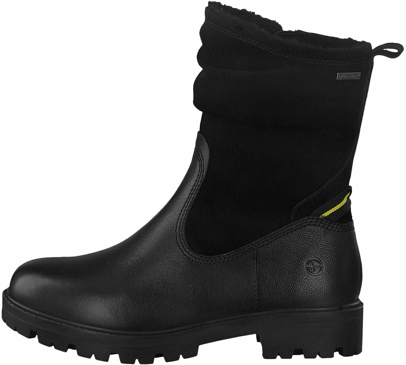 Tamaris Stivali Donna 1-1-25606-27 - Nero, Tacco A Blocco, Chiusura Con Lacci E Zip - Taglia 38 EU