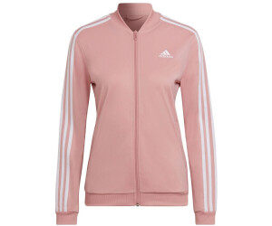 Buy Adidas Essentials 3-Stripes Tracksuit Women legacy burgundy/white ...