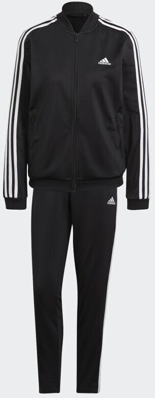 Adidas Essentials 3-Stripes Tracksuit Women black/white ab 45,59 € |  Preisvergleich bei | Trainingsanzüge