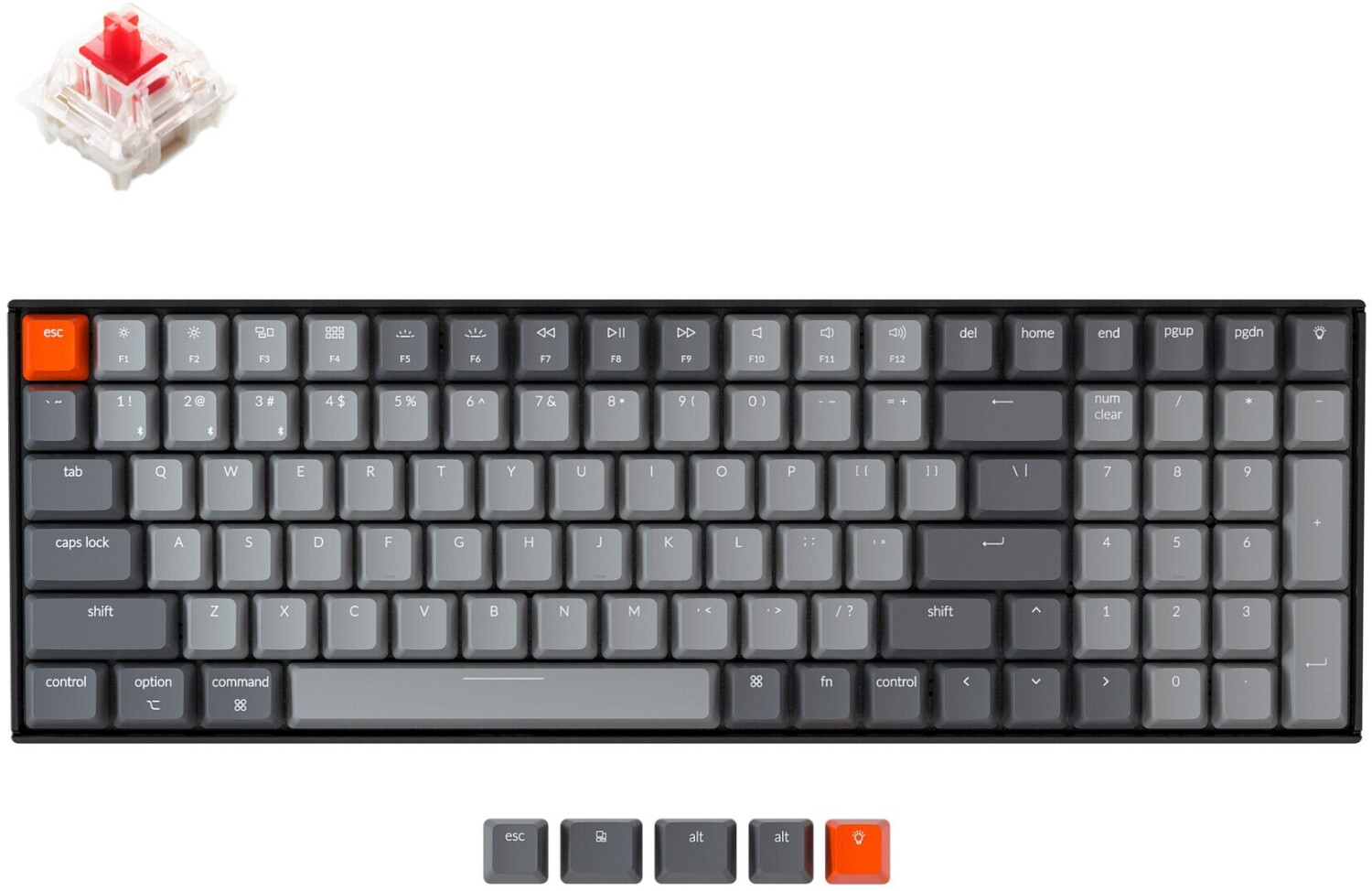 Keychron K4 Version 2 White Backlight