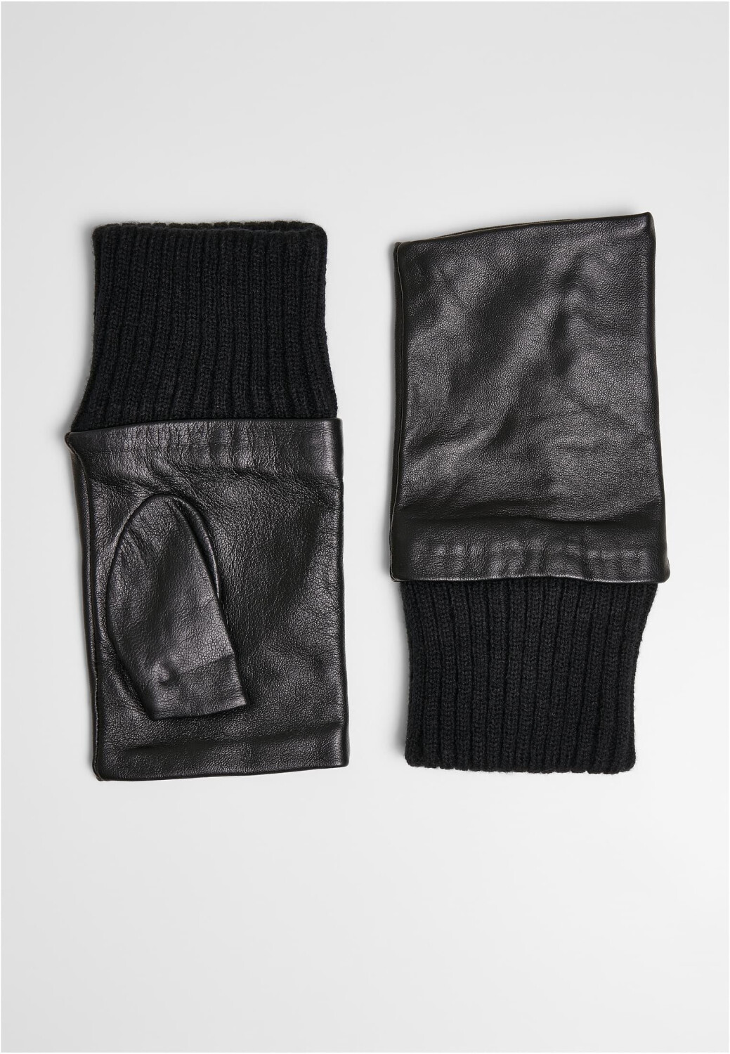 Finger (TB4870-00007-0044) bei | Preisvergleich 13,59 € ab Urban Leather Synthetic black Gloves Classics Half