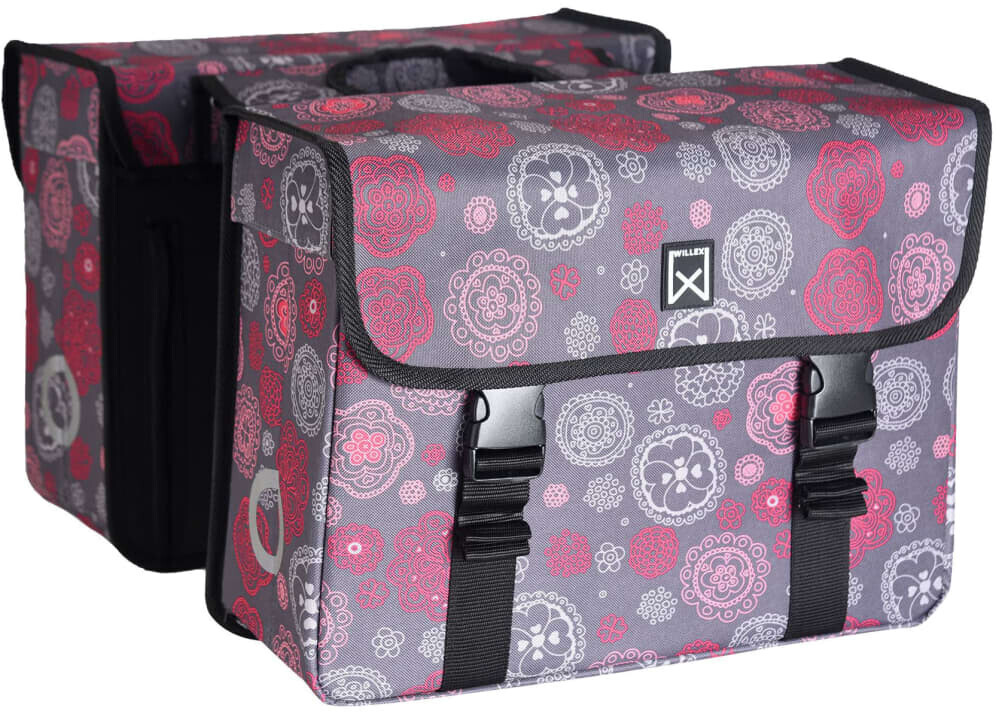 Willex Double Bike Bag Cosmos 33L grey/red