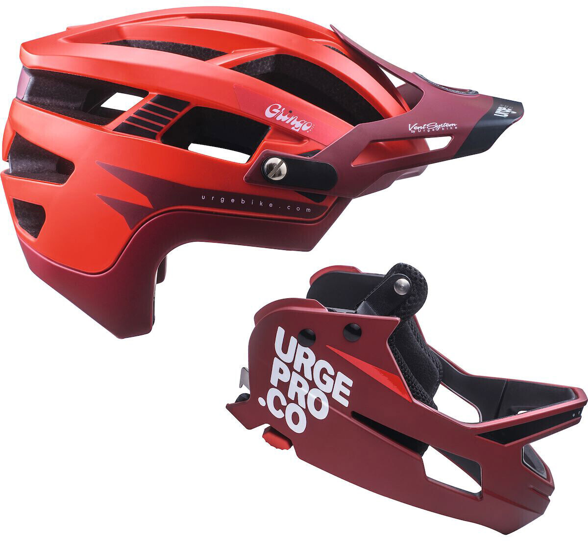 Photos - Bike Helmet Urge Bike Products  Gringo de la Pampa red 