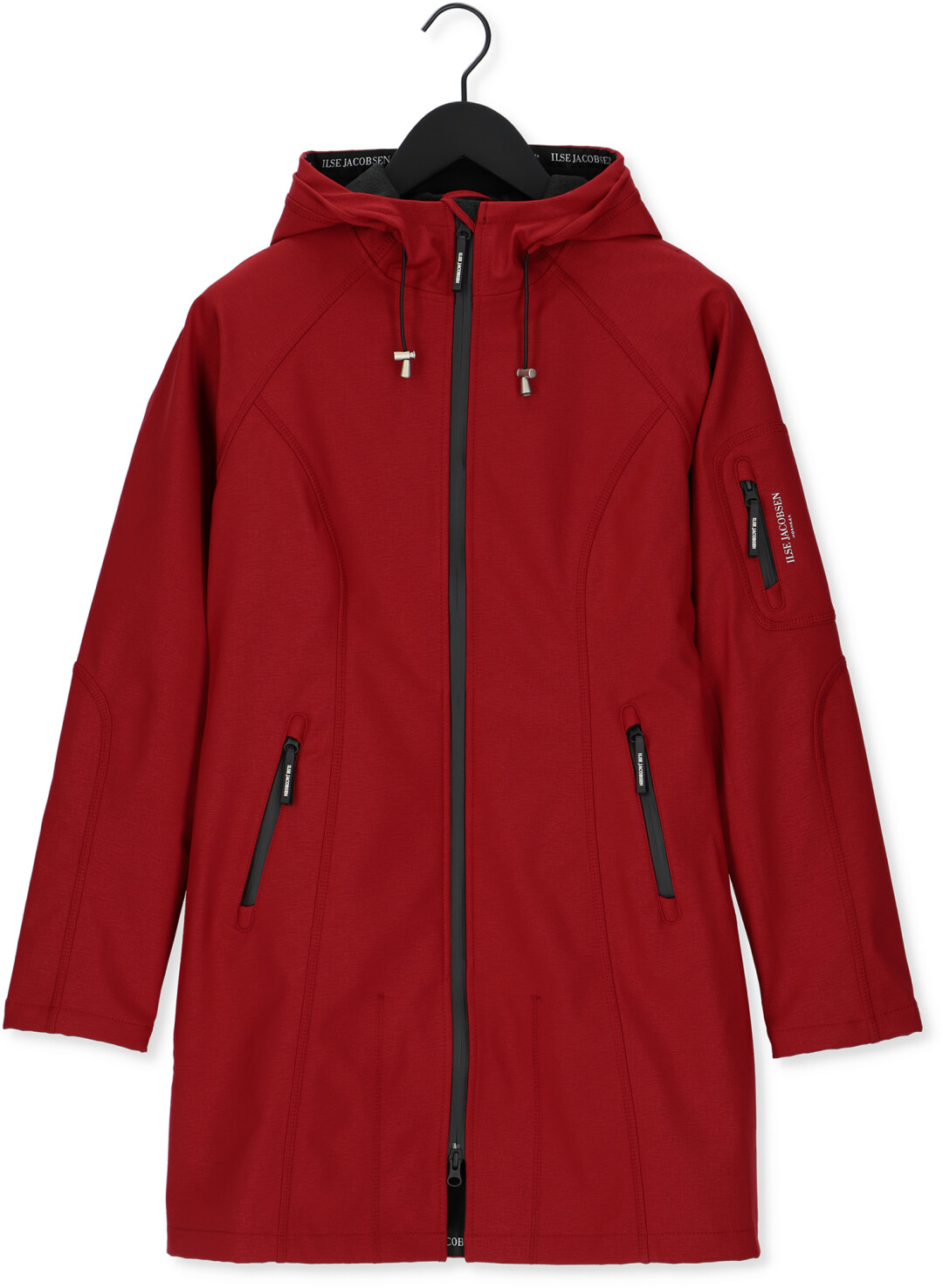 Ilse Jacobsen Raining Coat (RAIN37L) rhubarb
