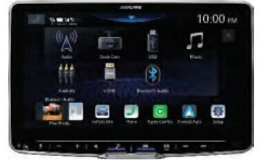 Alpine - iLX-F905D Autoradio mit 9-Zoll Touchscreen, DAB+, 1-DIN-Einbaugehäuse,  Apple CarPlay Wireless und Android Auto Unterstützung