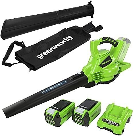 Greenworks GD40BVK (with 2 x Battery/Charger)