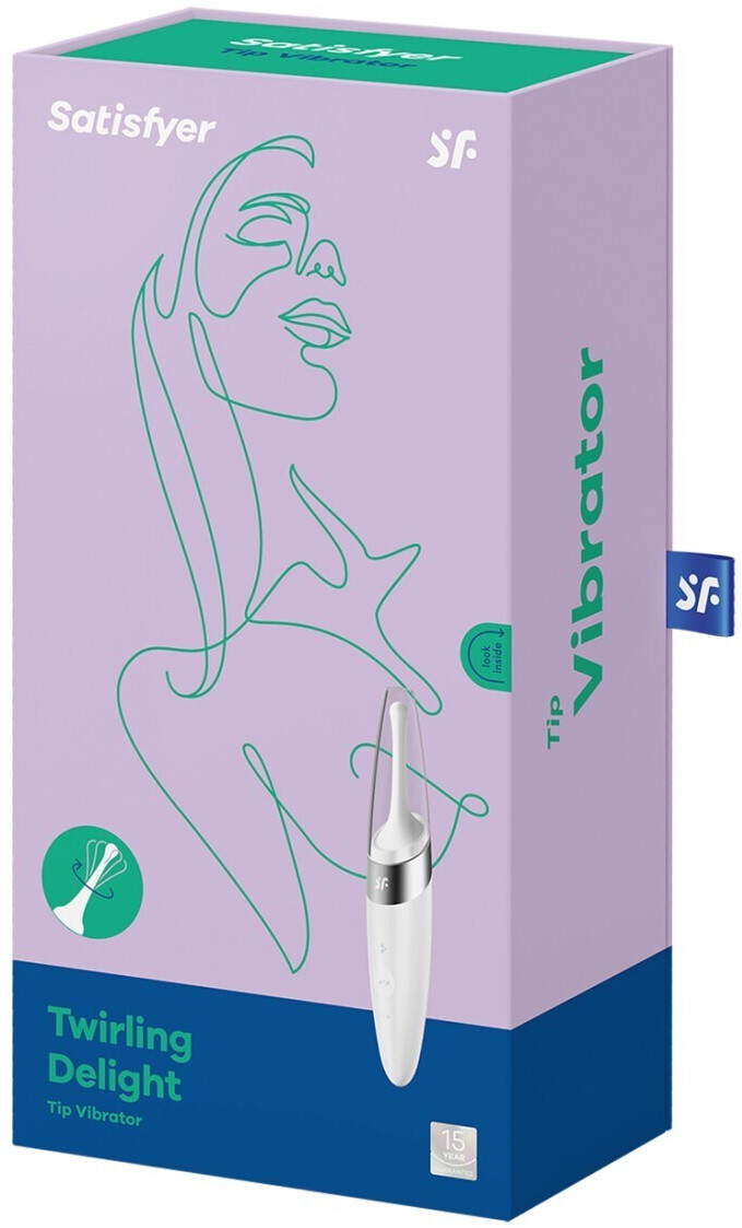 Satisfyer Twirling Delight Tip-Vibrator blanc