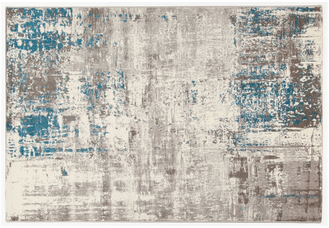 Miliboo Tapis Caps turquoise 160 x 230 cm