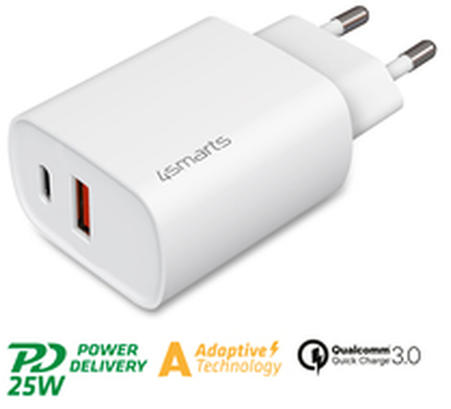 4smarts USB-A/C VoltPlug 25W