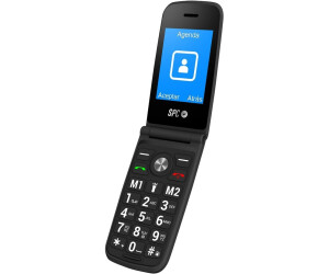 Teléfono móvil spc zeus 4g para personas mayores - negro