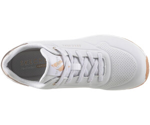 Skechers white and rose gold online