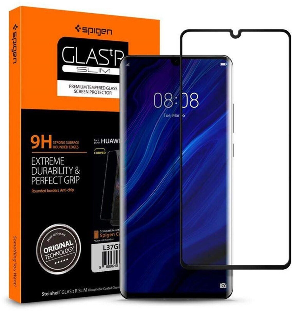 Spigen Glas.tR Slim FC Huawei P30 Pro
