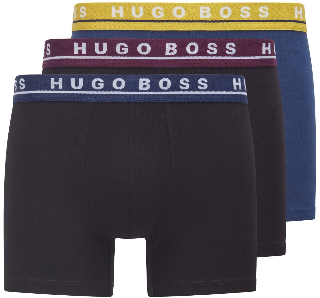 HUGO BOSS Herren Boxer Brief 3er Pack - 95% Baumwolle 5% Elasthan