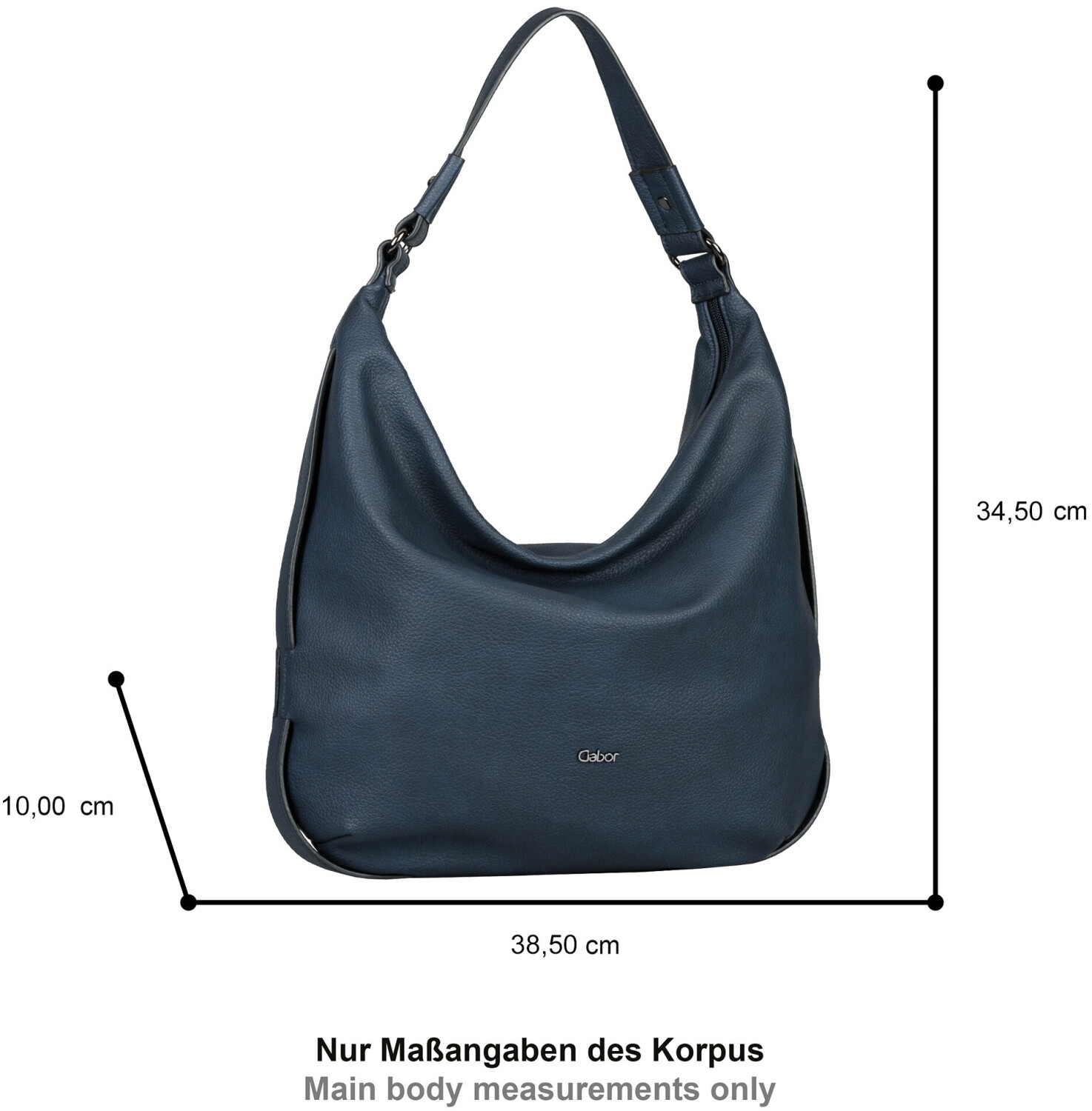 thumbnail: Gabor Malu Dames Schoudertas - Elegante Imitatieleer Tas Met Verstelbare Riem