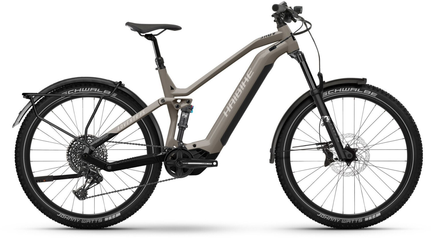 Haibike Adventr FS 10 (2022) gloss warm/grey black