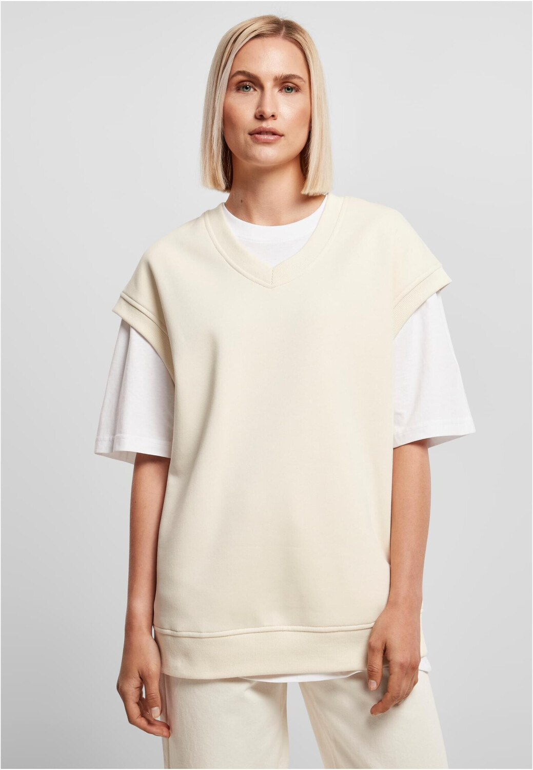 Urban Classics Ladies Oversized Sweat Slipover (TB4767-02903-0060) whitesand  ab 16,54 € | Preisvergleich bei | T-Shirts