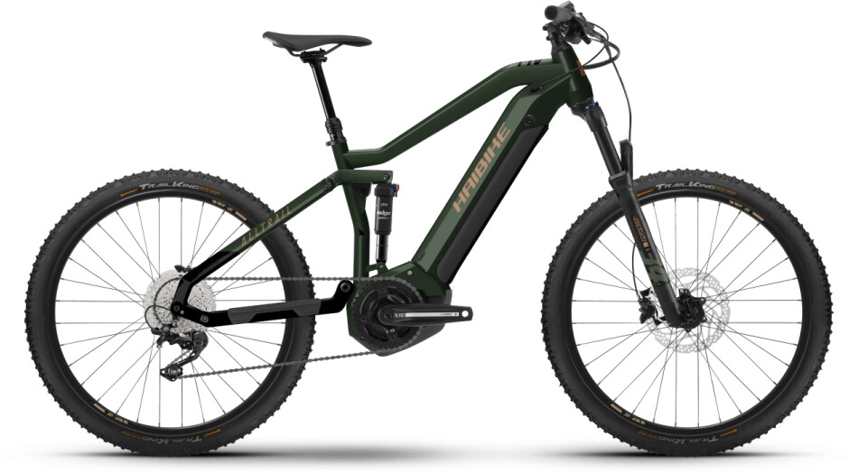 Haibike AllTrail 4 (2022) matt green metal/gold black