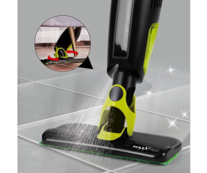 MYJZY Elektro-Schleudermopp smart Akku-Mopp Ladekehrmaschine Bodenwäscher Polierer zum Reinigen von glatten Wandbodenfenstern,Black 