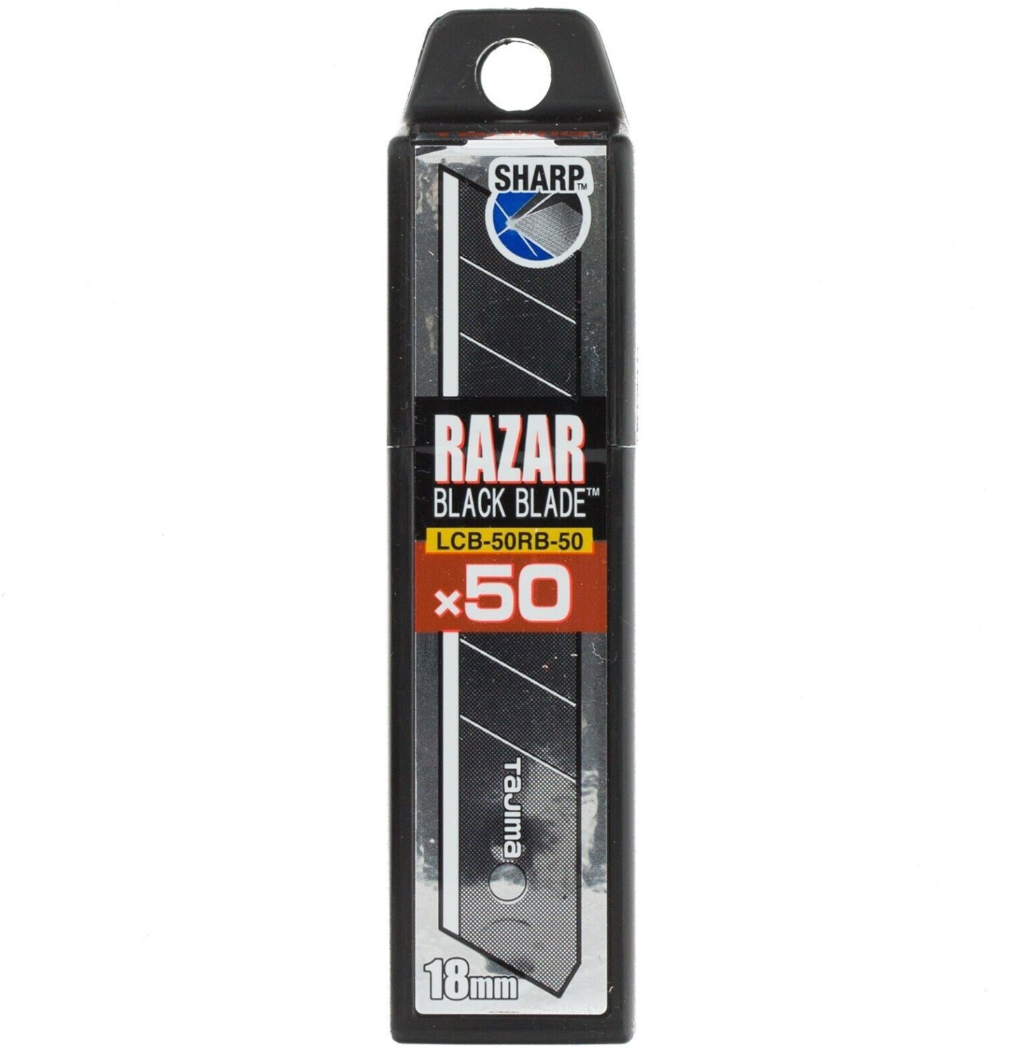 Tajima RAZAR Black 18mm 50 pcs.