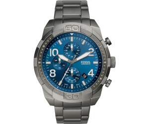 Fossil Bronson Watch for Men, Quartz Chronograph movement with Leather or Stainless steel Strap