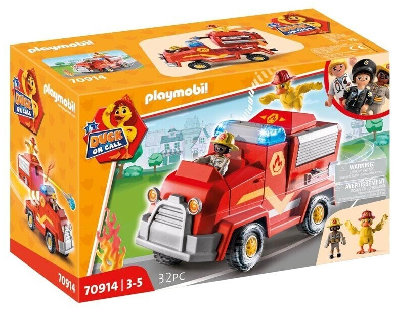 Playmobil Duck On Call 70828 pas cher, Voiturette de pompier