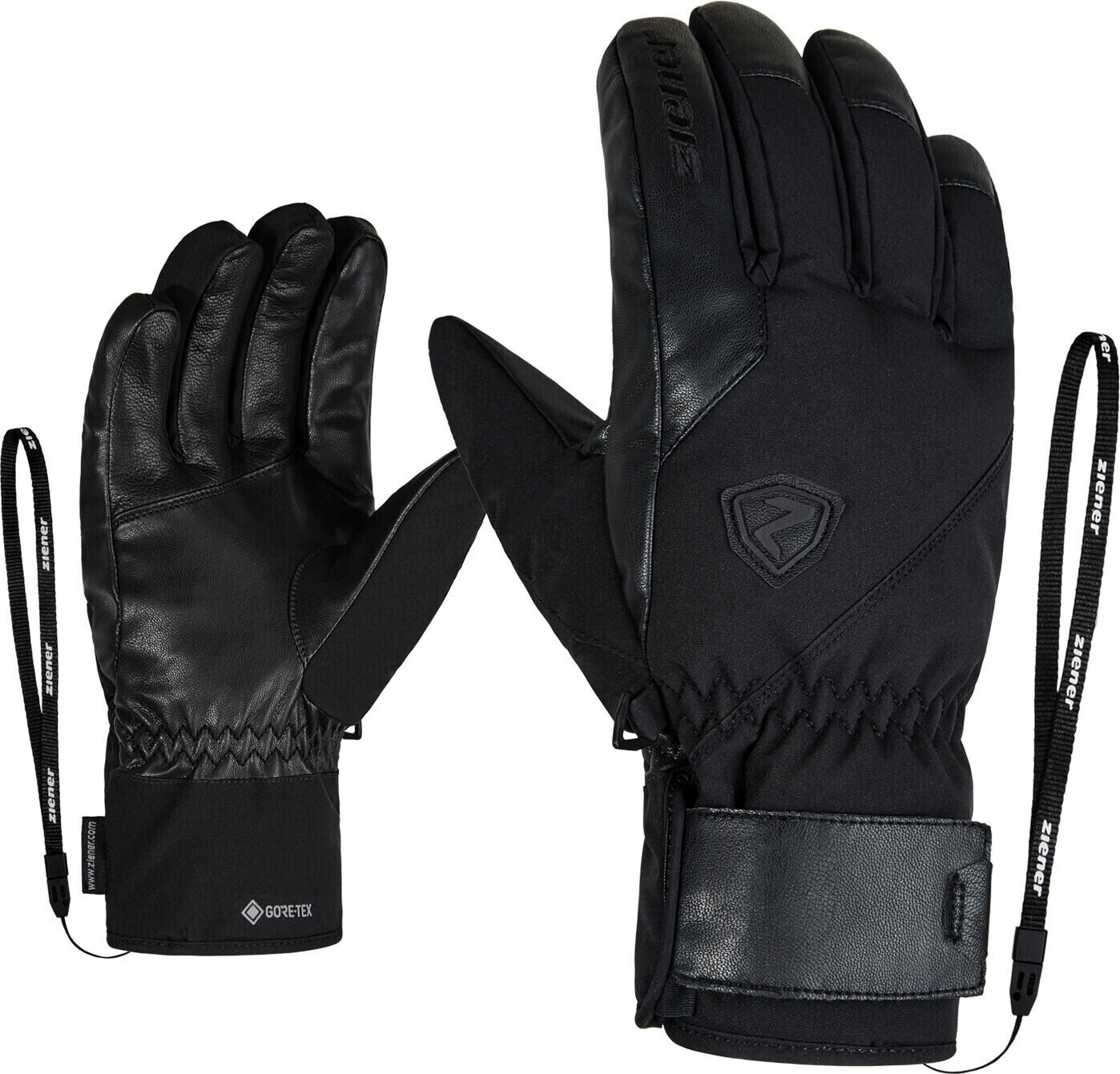 GTX € 66,39 black Alpine Genio (801075) Ziener Preisvergleich Ski | ab Glove bei PR