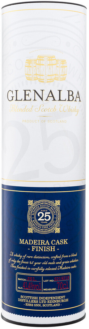 Glenalba 25 Jahre Blended Scotch | € Madeira ab bei 59,99 0,7l Whisky Cask Finish Preisvergleich 41,4