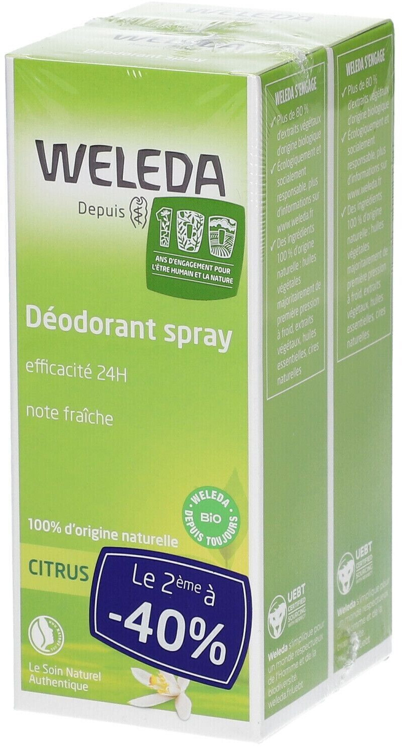 Weleda Citrus déodorant (2 x 100 ml)