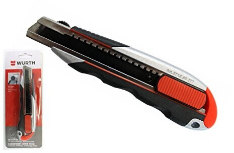 Würth Würth Cuttermesser 2-K Griff 18mm inkl. 3 Abbrechklingen