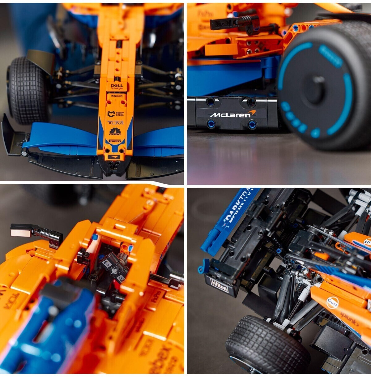 LEGO Technic La voiture de course McLaren Formula 1 42141 Ensemble de  construction de modèle (1 432 pièces). 