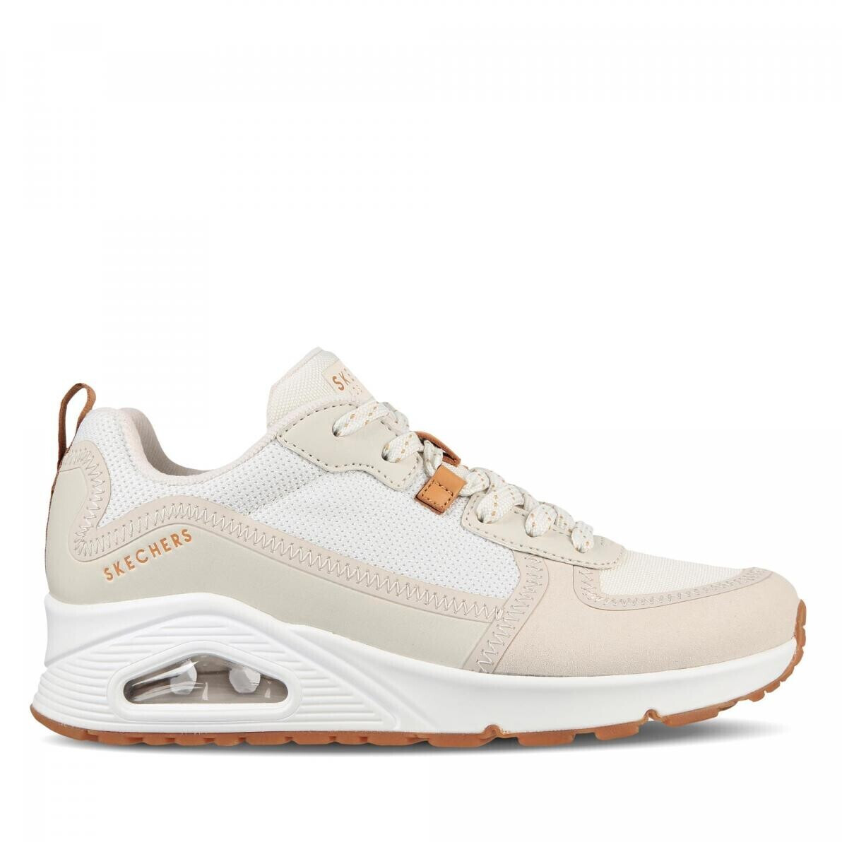 Beige skechers shop