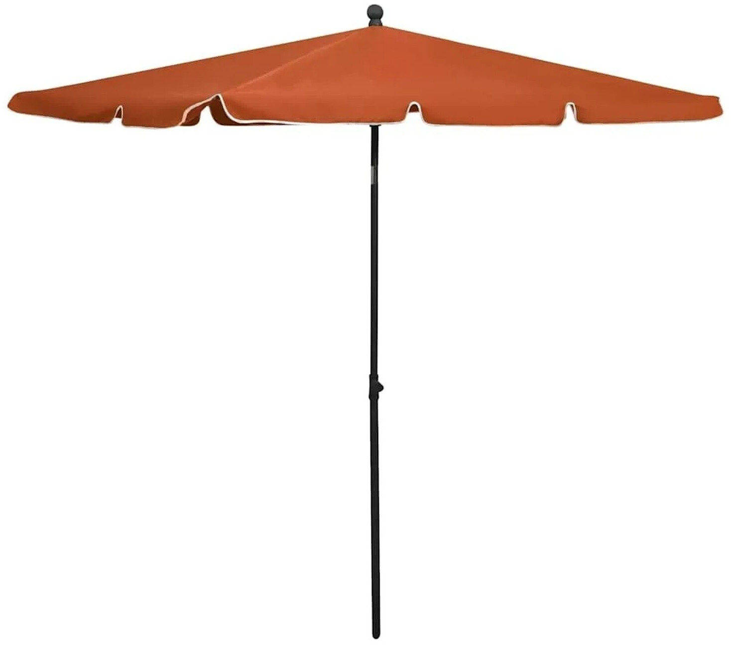 vidaXL Sonnenschirm + Mast 210x140cm terracotta-rot (315548)