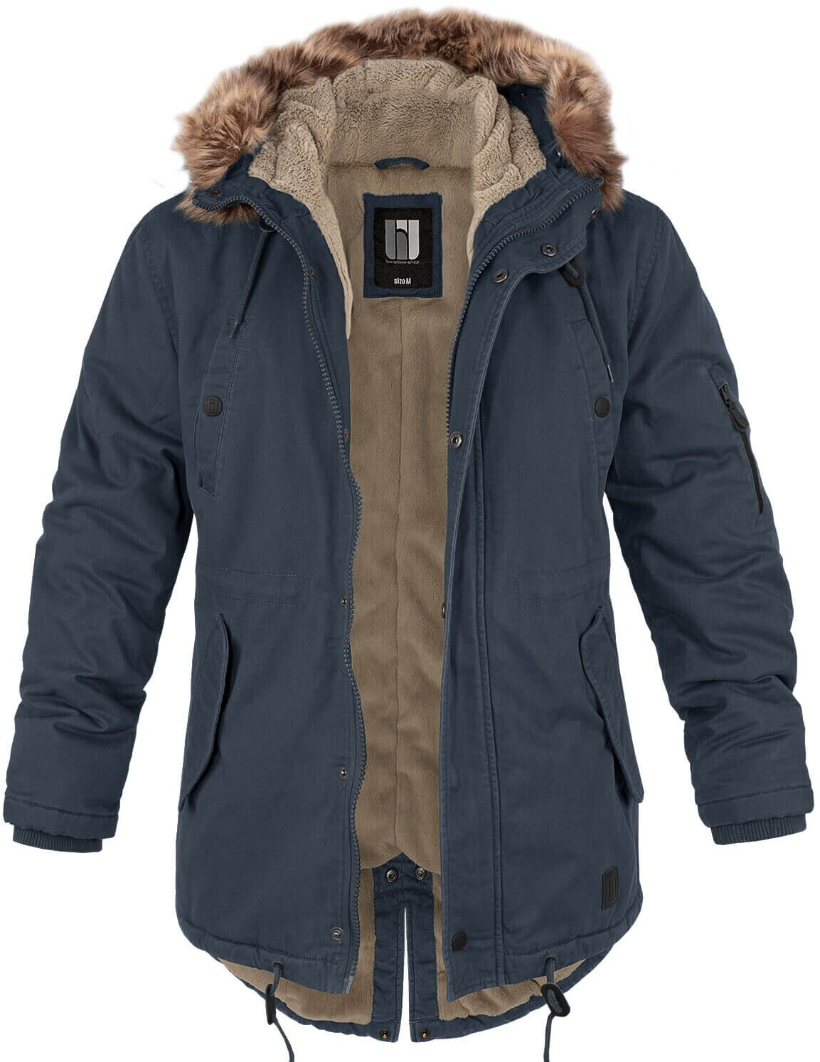 bw-online-shop Fishtail Winterparka (BW9516) navy