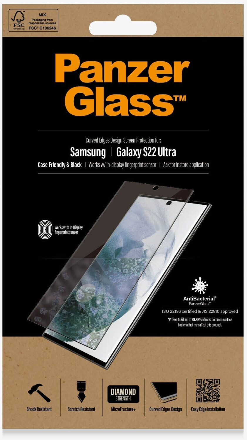 PANZERGLASS Verre de protection d'écran (Galaxy S24 Ultra