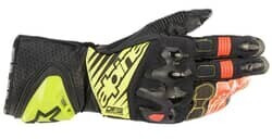 Alpinestars Gants GP Tech V2 noir/jaune fluo/blanc/rouge fluo