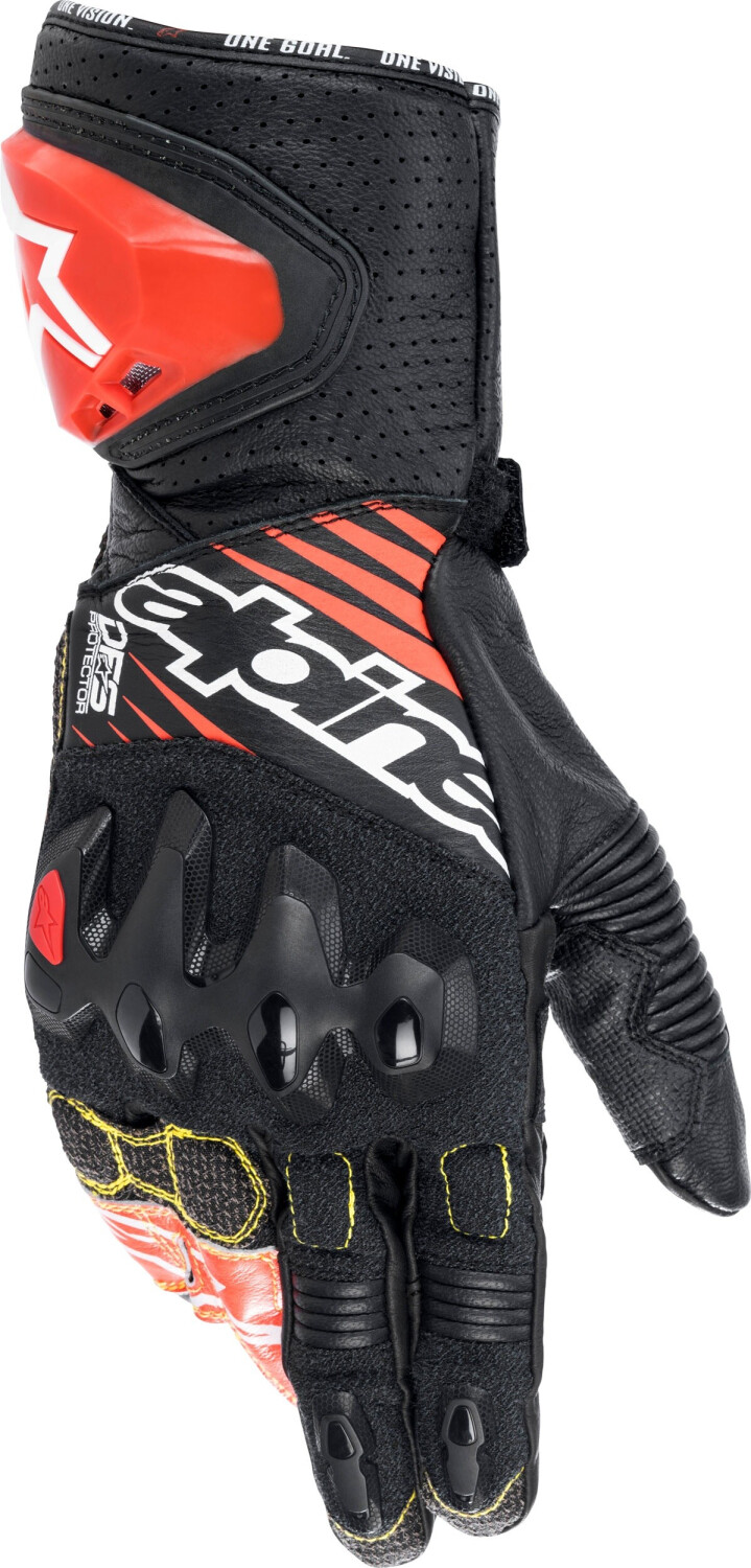 Alpinestars GP Tech V2 Gloves black/white/red fluo