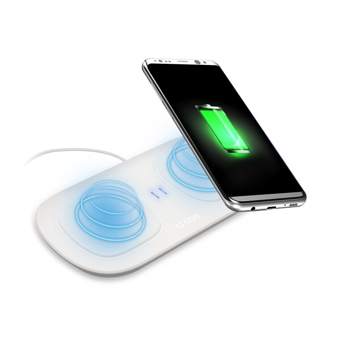 SBS Deutschland Dual wireless desktop charger