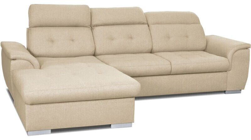 Best mobilier Canapé d'angle gauche Eden beige
