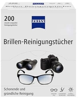 Zeiss Brillen-Reinigungstücher mit Alkohol