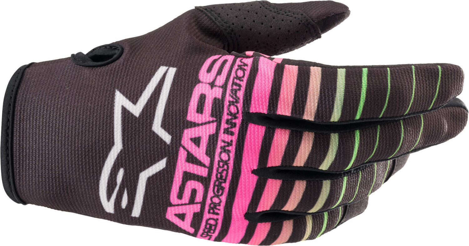 Alpinestars 2022 Radar Gloves black/green/neon pink fluo