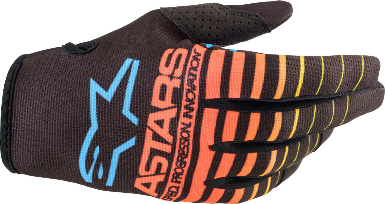Alpinestars 2022 Radar Gloves black/yellow fluo/coral